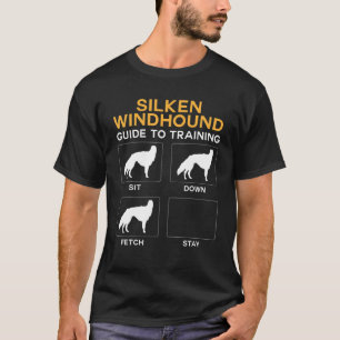 Silken Windhound Guide to training Dog Obedience T-shirt
