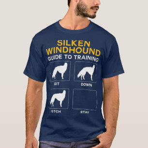 Silken Windhound Guide to training Dog Obedience T-shirt