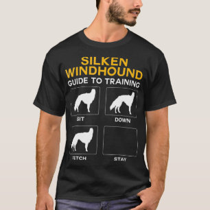 Silken Windhound Guide to training Dog Obedience T-shirt