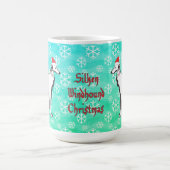 Silken Windhound Kerstmis Magische Mok (Midden)