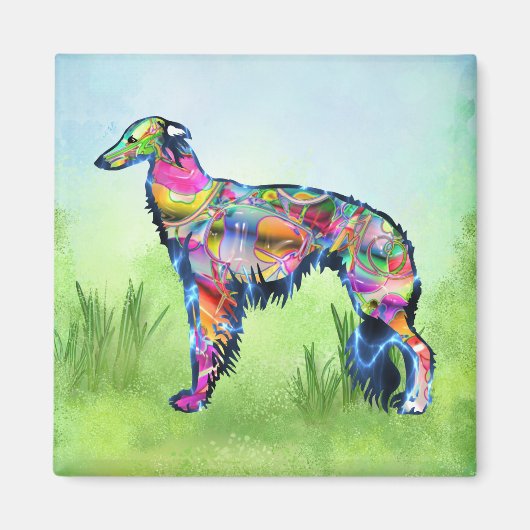 Silken Windhound Magneet (Voorkant)