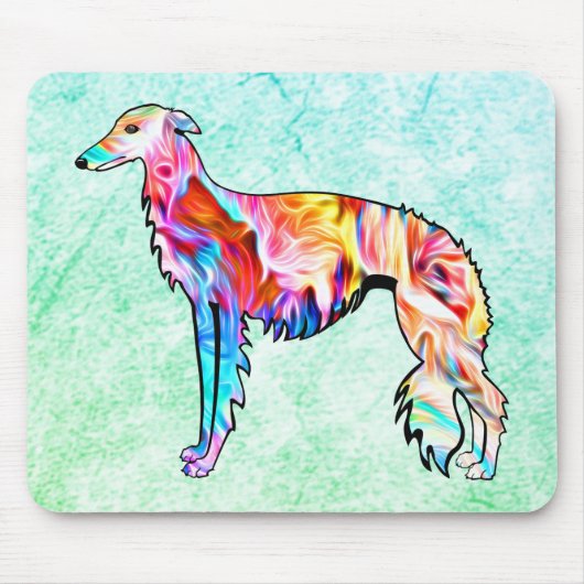 Silken Windhound Marbling Muismat (Voorkant)