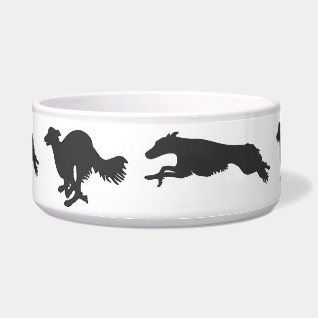 Silken Windhound Pet Voerbakje (Voorkant)