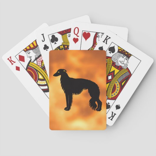 Silken Windhound Pokerkaarten (Achterkant)