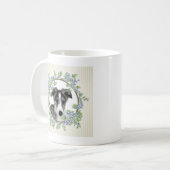 Silken Windhound Puppy Mok (Voorkant links)