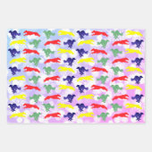 Silken Windhound Running Inpakpapier Vel (Voorkant 3)