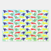 Silken Windhound Running Inpakpapier Vel (Voorkant 2)