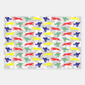 Silken Windhound Running Inpakpapier Vel (Voorkant)