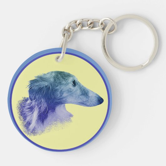 Silken Windhound Star Sleutelhanger (Achterkant)