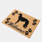 Silken Windhound - Welkom Deurmat (Schuin)