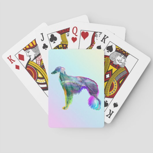 Silken Windhound - Wispy Silken Pokerkaarten (Achterkant)