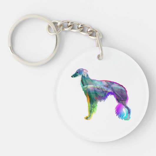 Silken Windhound - Wispy Silken Sleutelhanger (Voorkant)