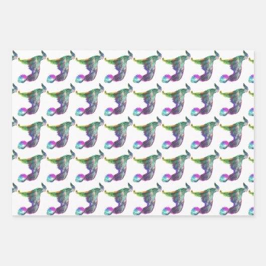 Silken Windhound Wrapping Paper (Voorkant 2)