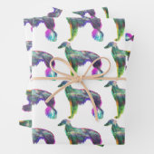 Silken Windhound Wrapping Paper (In situ)