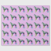 Silken Windhound Wrapping Paper Cadeaupapier (Vlak)