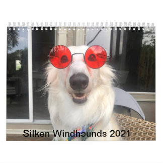 Silken Windhounds 2021 - allen omhoog gedrukt Kalender