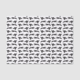 Silken Windhounds aan het lopen Tissuepapier