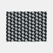 Silkie Bantam Bling Fleece Deken (Voorkant (Horizontaal))