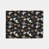 Silkie Bantam Chickens Fleece Deken (Voorkant (Horizontaal))