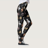 Silkie Bantam Chickens Leggings (Rechts)