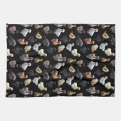 Silkie Bantam Chickens Theedoek (Horizontaal)