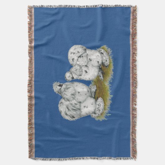 Silkie Bantams Splash Chickens Deken (Voorkant Verticaal)