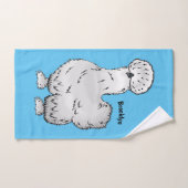 Silkie cartoon illustratie bad handdoek (Handdoek)