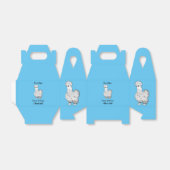 Silkie cartoon illustratie bedankdoosjes (Uitgevouwen)