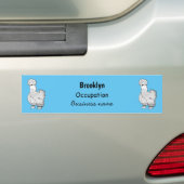 Silkie cartoon illustratie bumpersticker (Op auto)