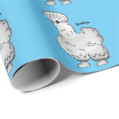 Silkie cartoon illustratie cadeaupapier (Rol Hoek)