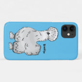 Silkie cartoon illustratie Case-Mate iPhone case (Achterkant (horizontaal))