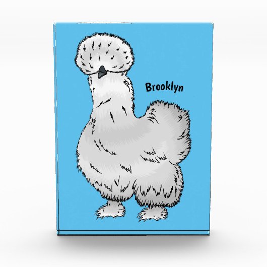Silkie cartoon illustratie fotoblokken (Voorkant)