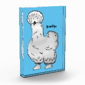 Silkie cartoon illustratie fotoblokken (Links)