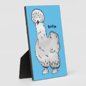 Silkie cartoon illustratie fotoplaat (Zijkant)