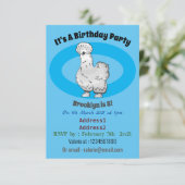 Silkie cartoon illustratie kaart (Staand voorkant)