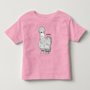 Silkie cartoon illustratie kinder shirts