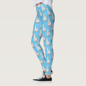 Silkie cartoon illustratie leggings (Links)