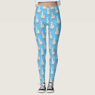 Silkie cartoon illustratie leggings