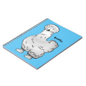 Silkie cartoon illustratie notitieboek (Linkerzijde)