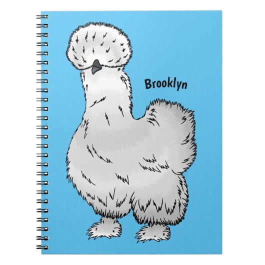 Silkie cartoon illustratie notitieboek (Voorkant)
