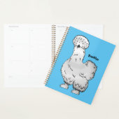Silkie cartoon illustratie planner (Display)
