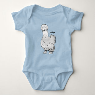 Silkie cartoon illustratie romper