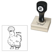 Silkie cartoon illustratie rubberstempel (Gestempeld)