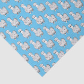 Silkie cartoon illustratie tissuepapier (Detail)