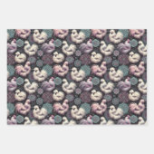 Silkie Chicken 3-vellen Flat Wrapping Paper Set (Voorkant 2)