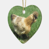 Silkie Chicken Hen Ornament (Links)