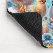 Silkie Chicken Kleurrijke Cheery & Schattigee Mous Muismat (Hoek)