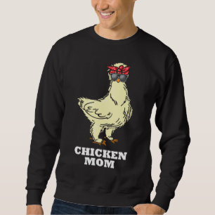 Silkie Chicken mama Funny Chicken Farmer Moeder Trui