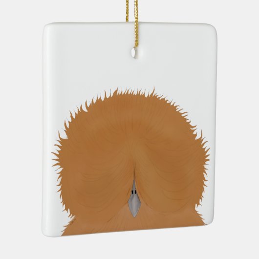 Silkie Chicken Ornament (Rechts)