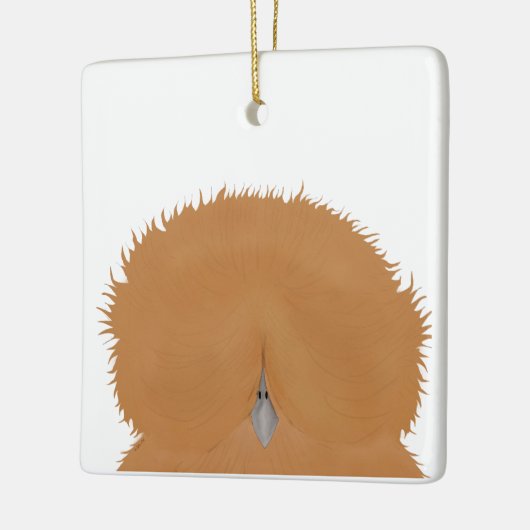 Silkie Chicken Ornament (Links)